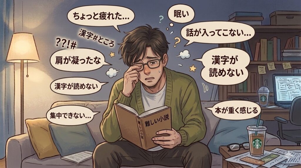 dokusyo-udegatukareru