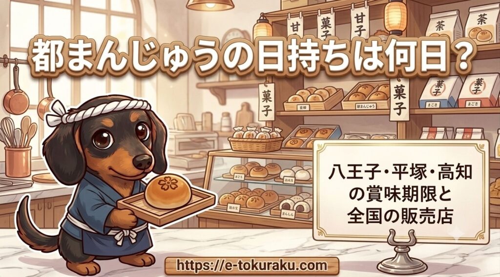 都まんじゅう日持ち