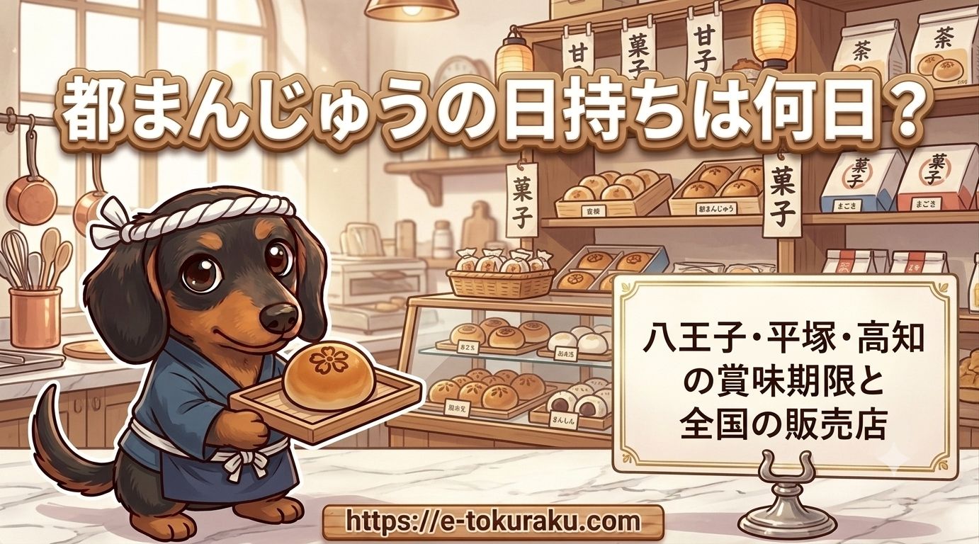 都まんじゅう日持ち