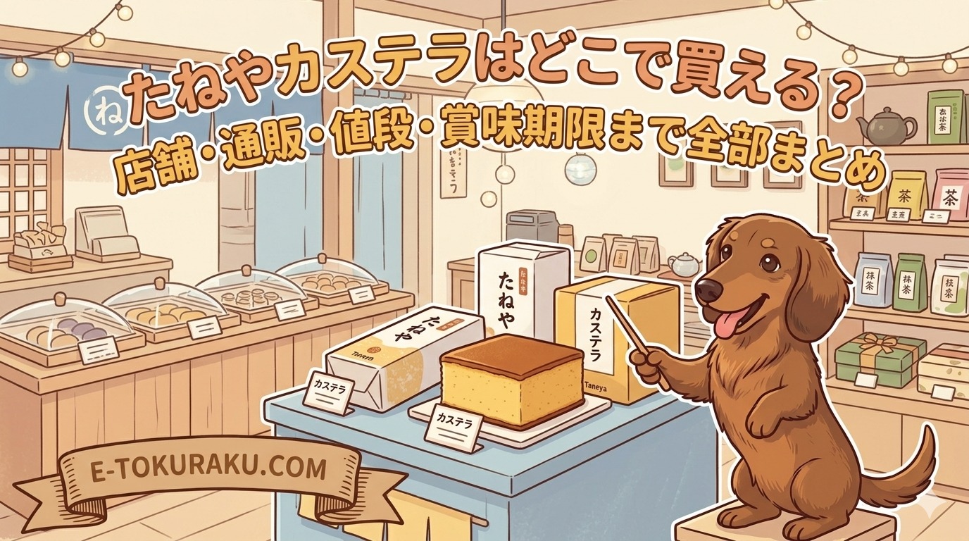 taneya-kasutera