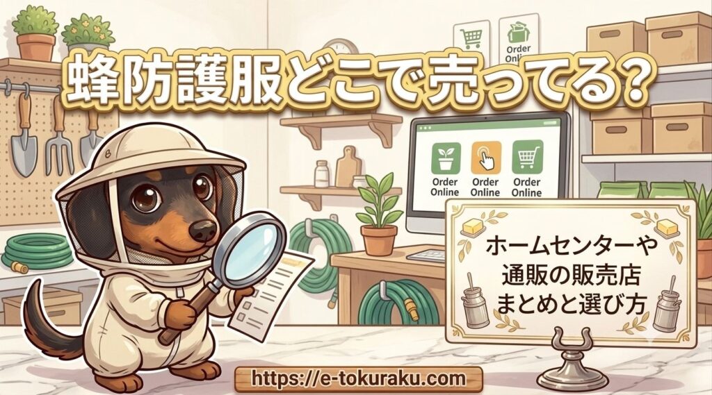蜂防護服 どこで売ってる