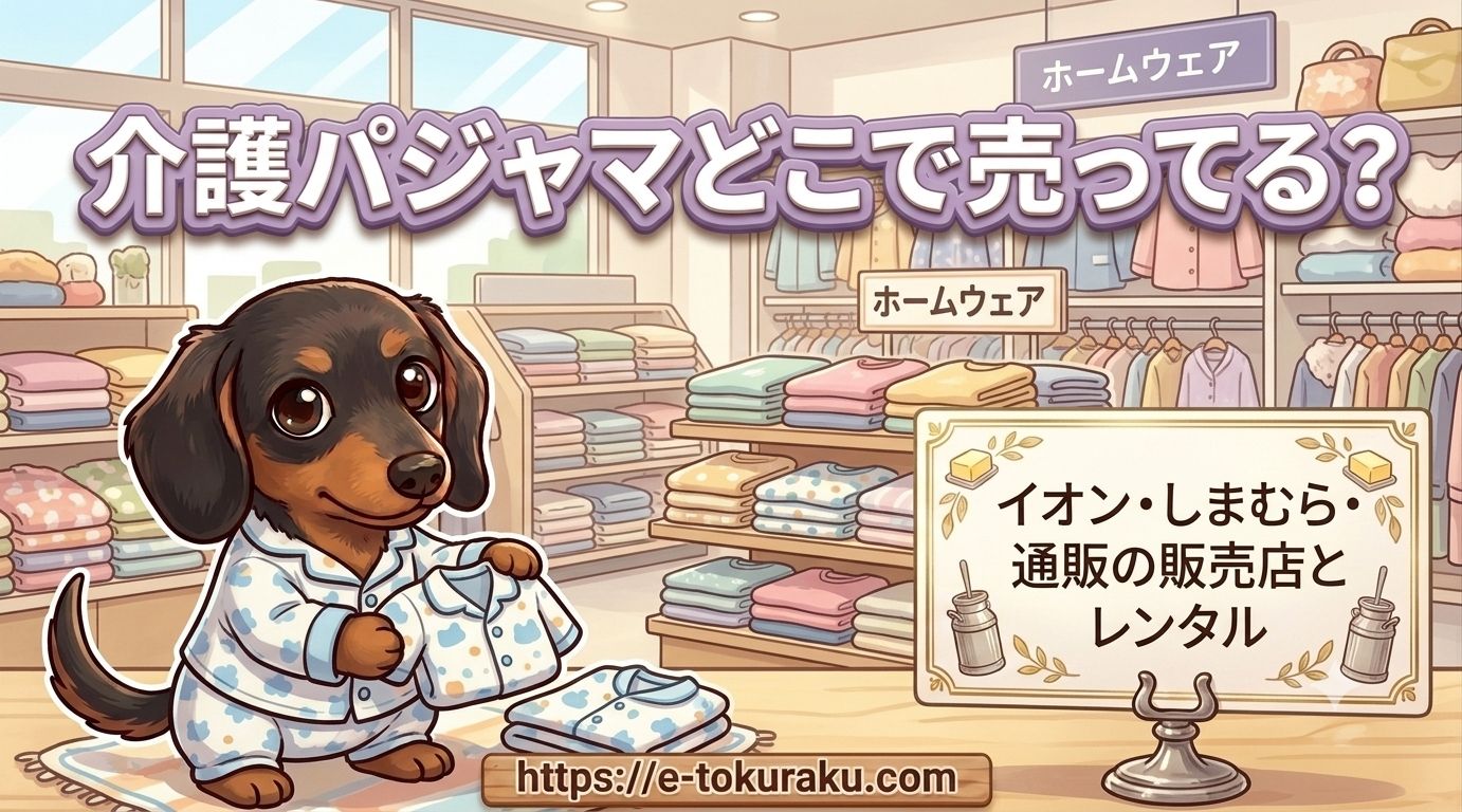 介護パジャマ どこで 売ってる