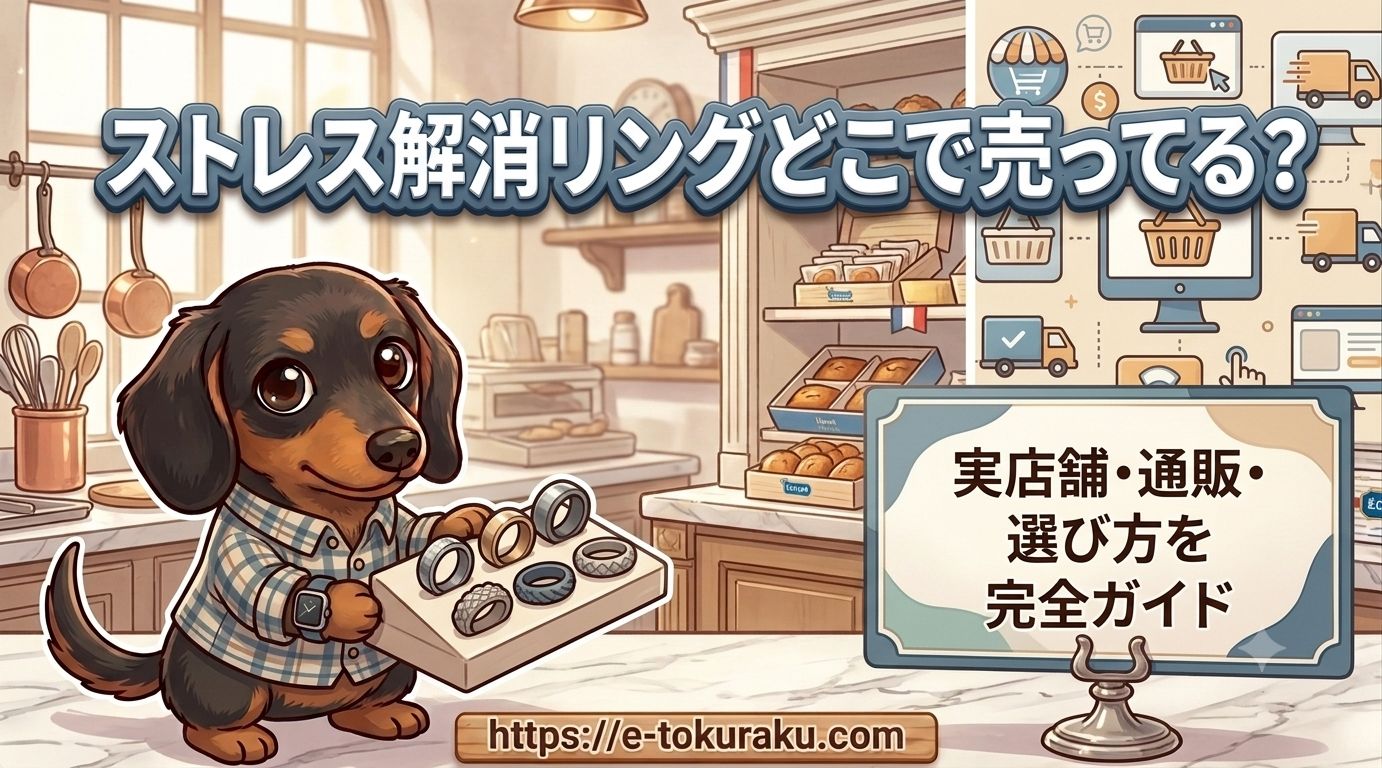 ストレス解消リング どこで売ってる