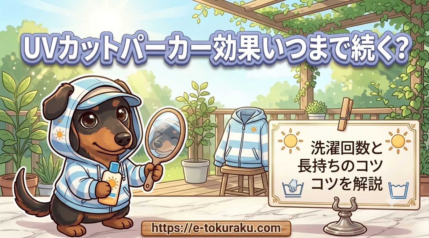 UVカットパーカー 効果いつまで