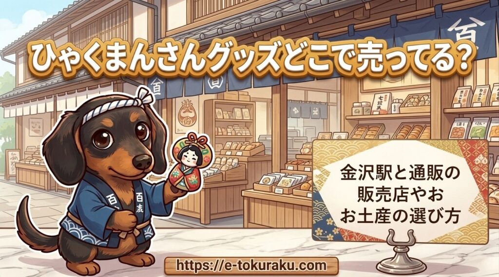ひゃくまんさん グッズ どこで売ってる