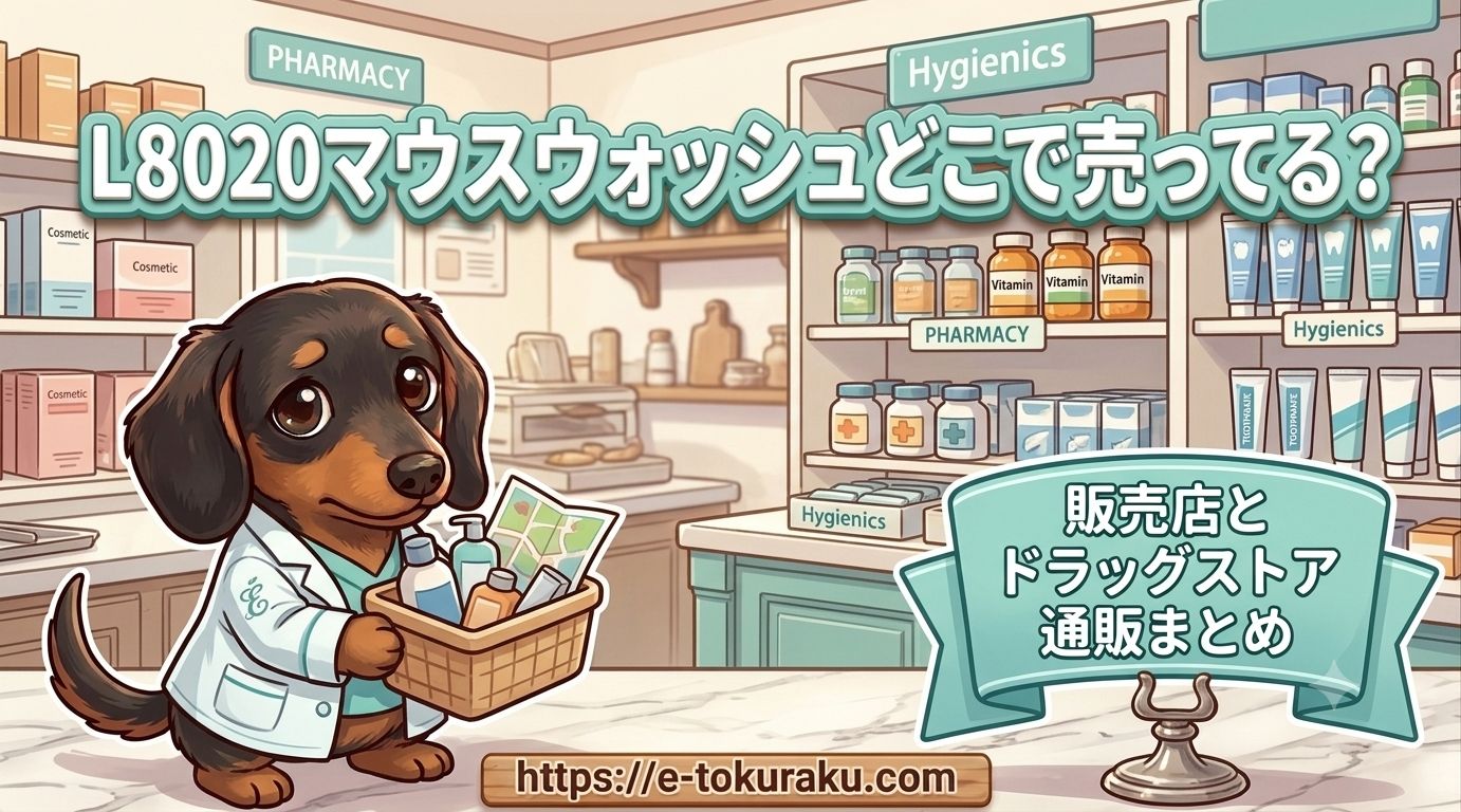 l8020 マウスウォッシュ どこで売ってる