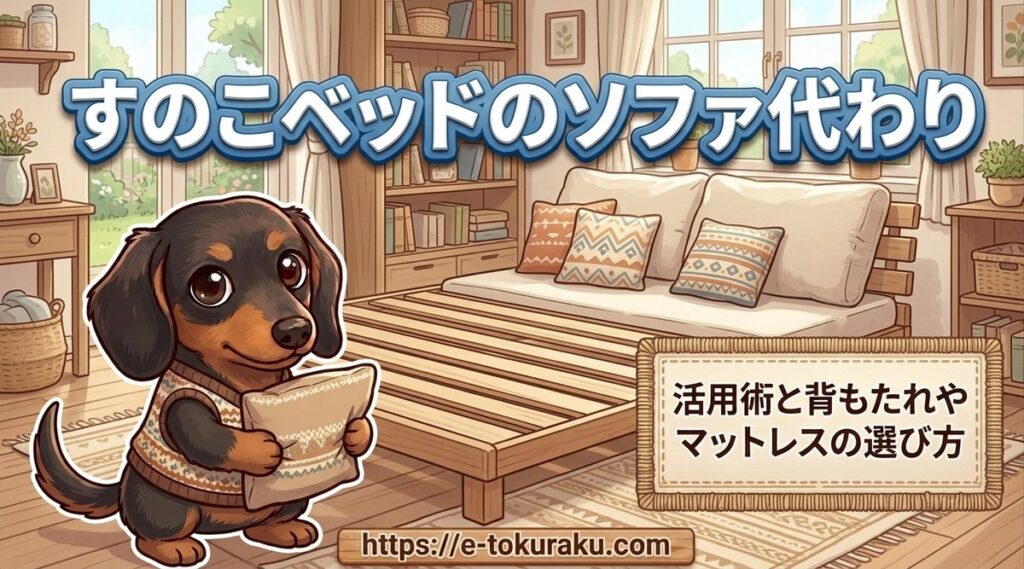 【すのこベッドのソファ代わり】活用術と背もたれやマットレスの選び方