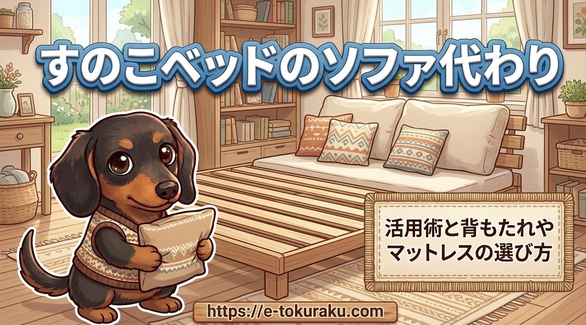 【すのこベッドのソファ代わり】活用術と背もたれやマットレスの選び方