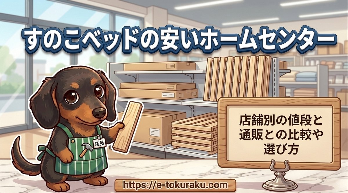 【すのこベッドの安いホームセンター】店舗別の値段と通販との比較や選び方