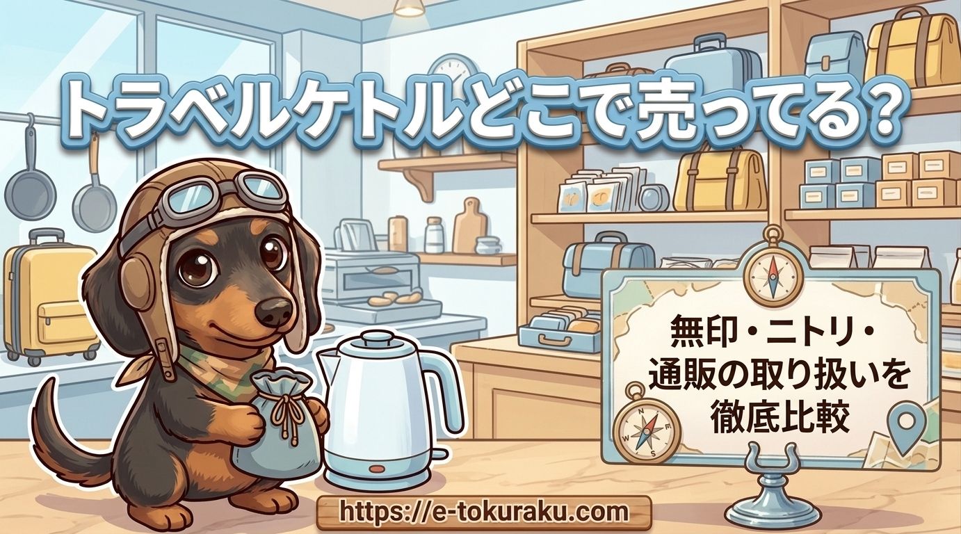 トラベルケトル どこで売ってる
