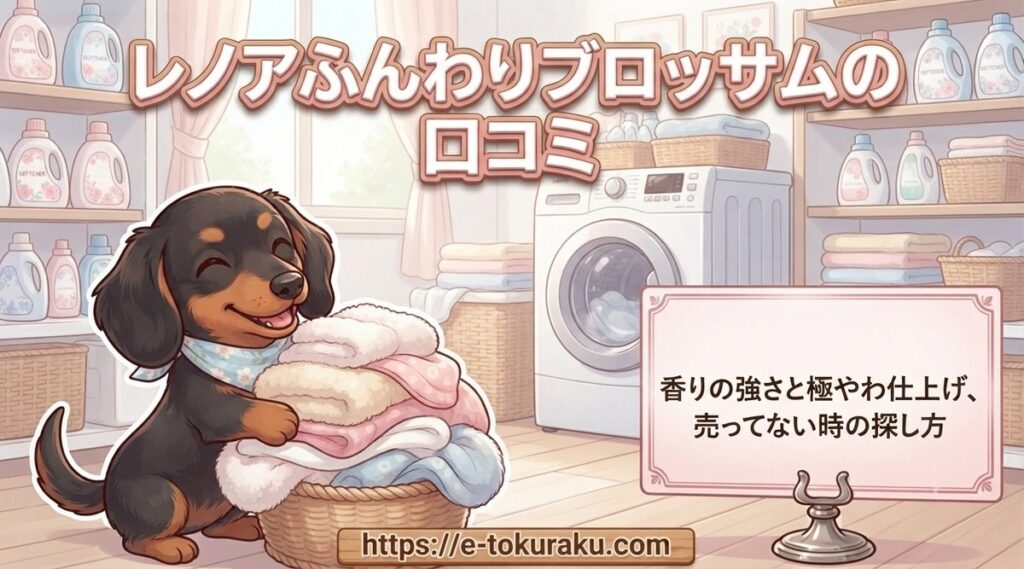 【レノアふんわりブロッサムの口コミ】香りの強さと極やわ仕上げ、売ってない時の探し方