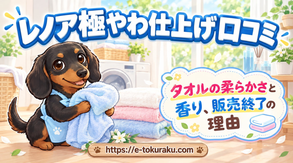 レノア極やわ仕上げと可愛い洗濯犬